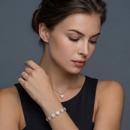 Heart Symphony Moissanite Set