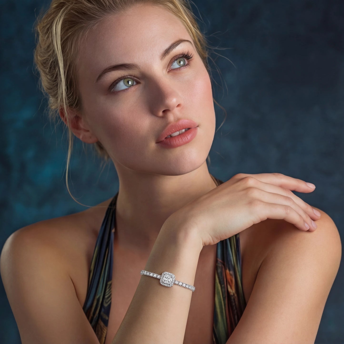 Luxe Center Tennis Bracelet