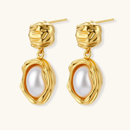 Golden Bloom Pearl Drops