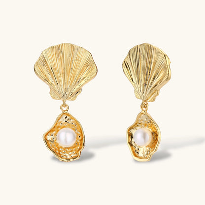 Ocean Shell Pearl Drops